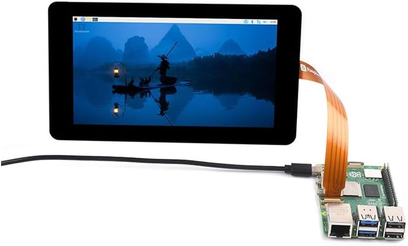 Treedix 2Pcs DSI FPC Flexible Cable Compatible with Raspberry Pi 5, Flat Ribbon Cable 200mm/7.9inch 22Pin to 15Pin 1mm Pitch 0.5mm Pitch Suitable for DSI Display Screens - Image 5